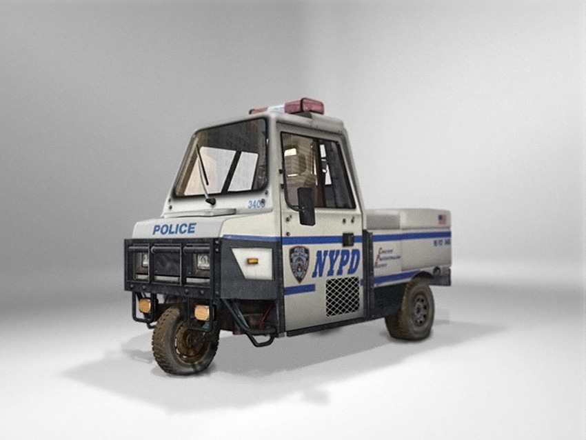 New York City Police Parking Vehice